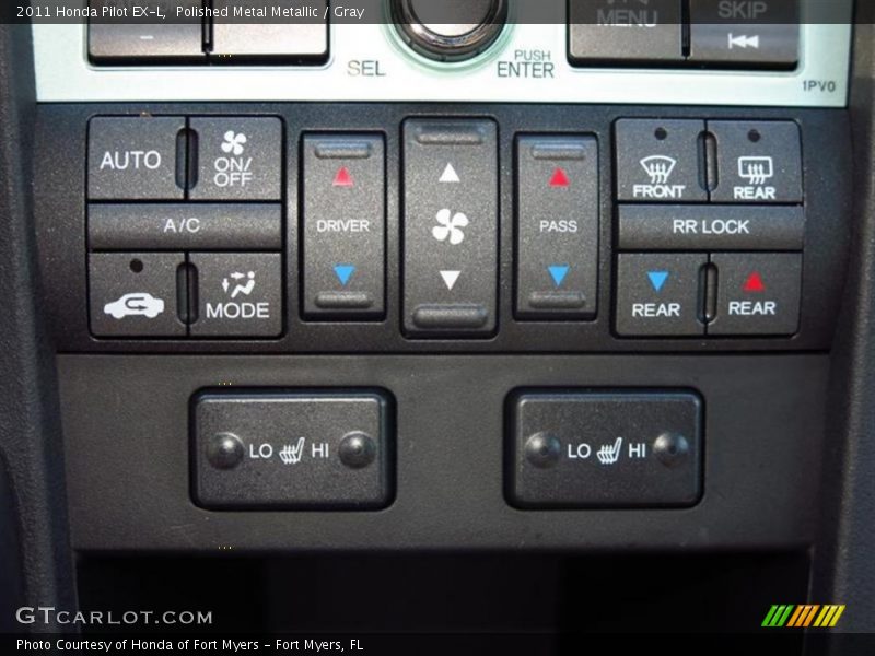 Polished Metal Metallic / Gray 2011 Honda Pilot EX-L