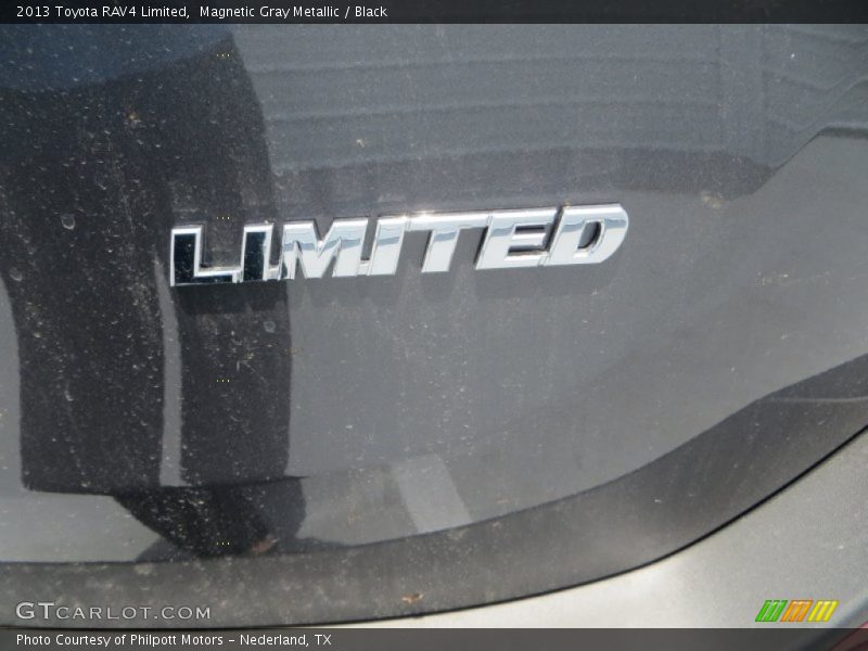Magnetic Gray Metallic / Black 2013 Toyota RAV4 Limited
