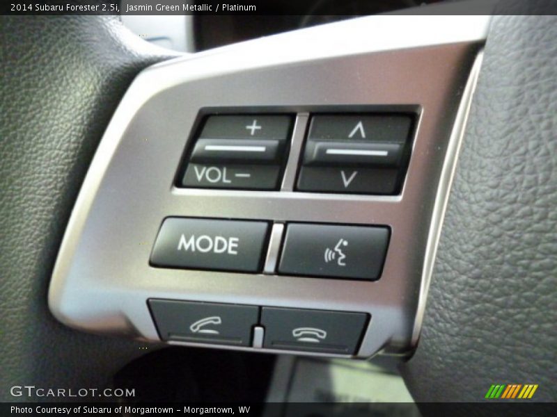 Jasmin Green Metallic / Platinum 2014 Subaru Forester 2.5i