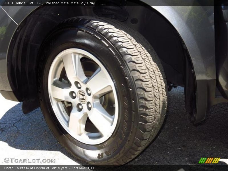 Polished Metal Metallic / Gray 2011 Honda Pilot EX-L