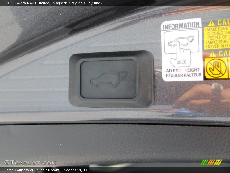 Magnetic Gray Metallic / Black 2013 Toyota RAV4 Limited