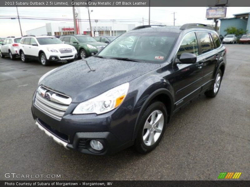 Graphite Gray Metallic / Off Black Leather 2013 Subaru Outback 2.5i Limited