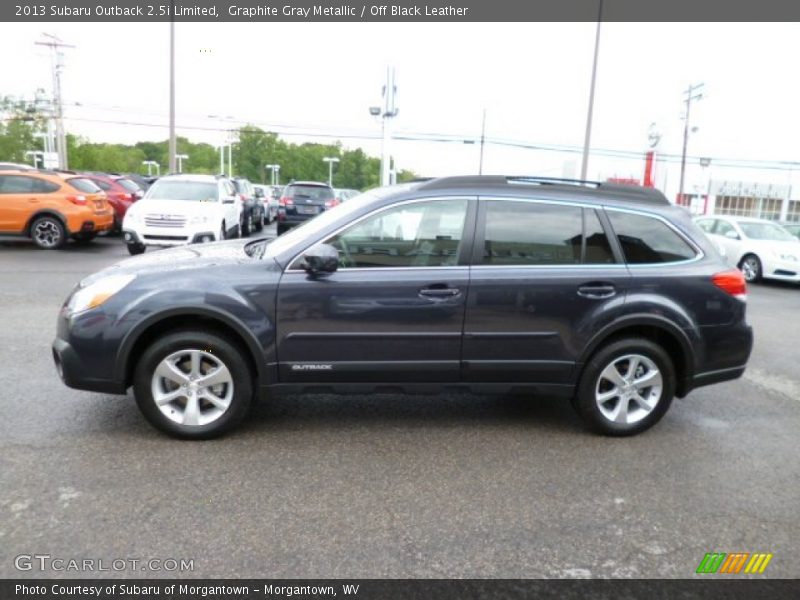 Graphite Gray Metallic / Off Black Leather 2013 Subaru Outback 2.5i Limited