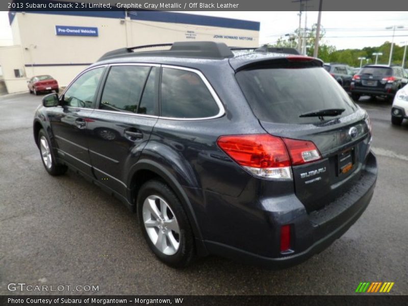 Graphite Gray Metallic / Off Black Leather 2013 Subaru Outback 2.5i Limited