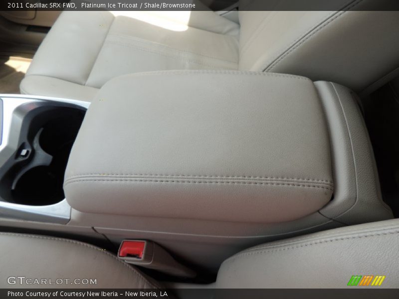 Platinum Ice Tricoat / Shale/Brownstone 2011 Cadillac SRX FWD