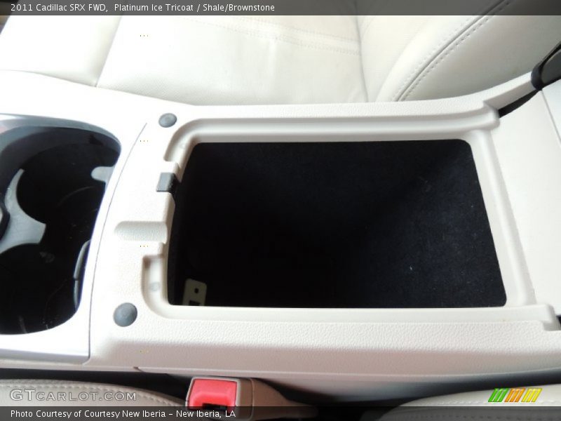 Platinum Ice Tricoat / Shale/Brownstone 2011 Cadillac SRX FWD