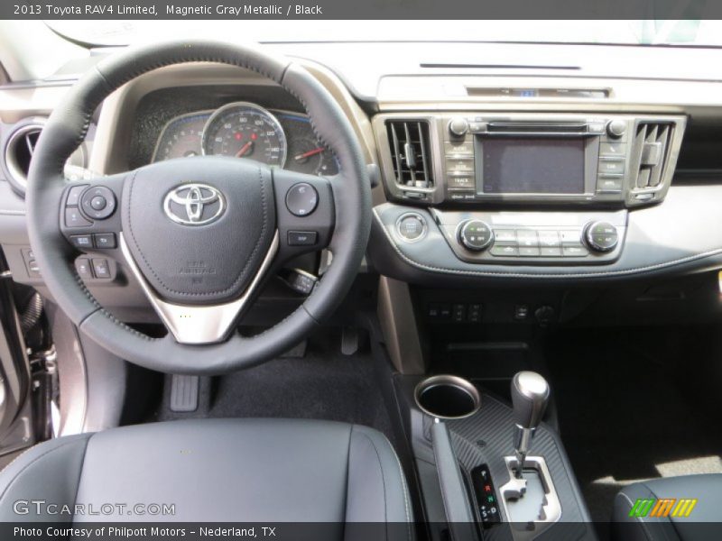 Magnetic Gray Metallic / Black 2013 Toyota RAV4 Limited