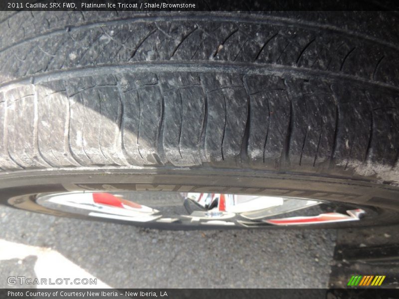 Platinum Ice Tricoat / Shale/Brownstone 2011 Cadillac SRX FWD