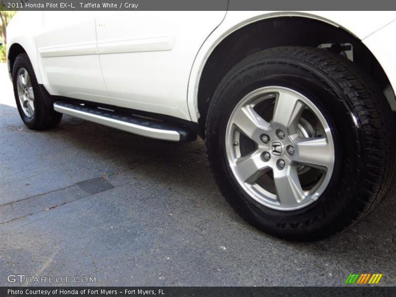 Taffeta White / Gray 2011 Honda Pilot EX-L