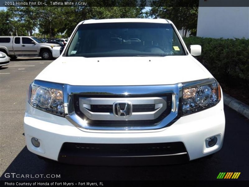 Taffeta White / Gray 2011 Honda Pilot EX-L