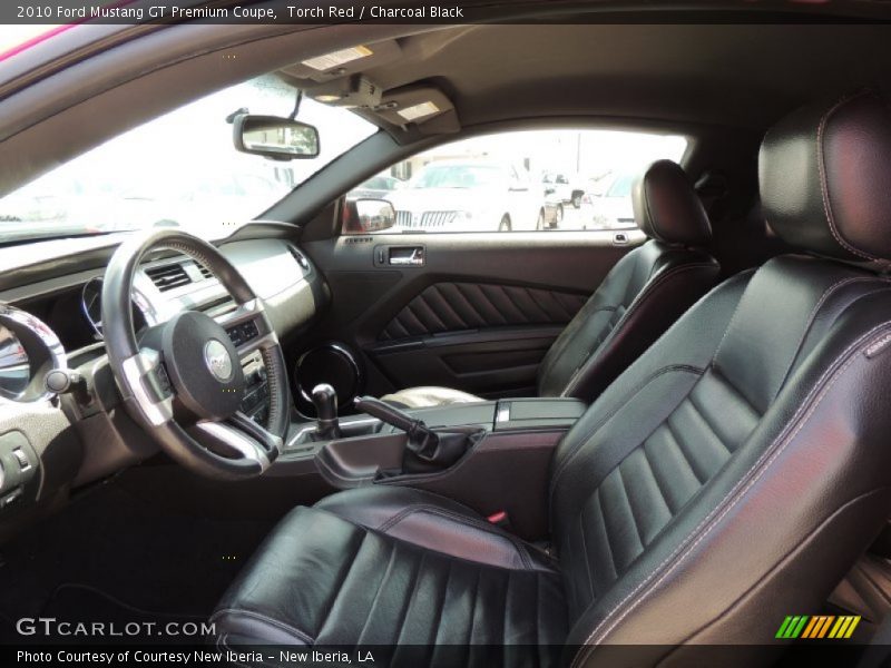 Front Seat of 2010 Mustang GT Premium Coupe
