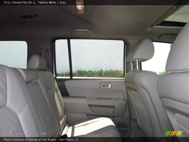 Taffeta White / Gray 2011 Honda Pilot EX-L