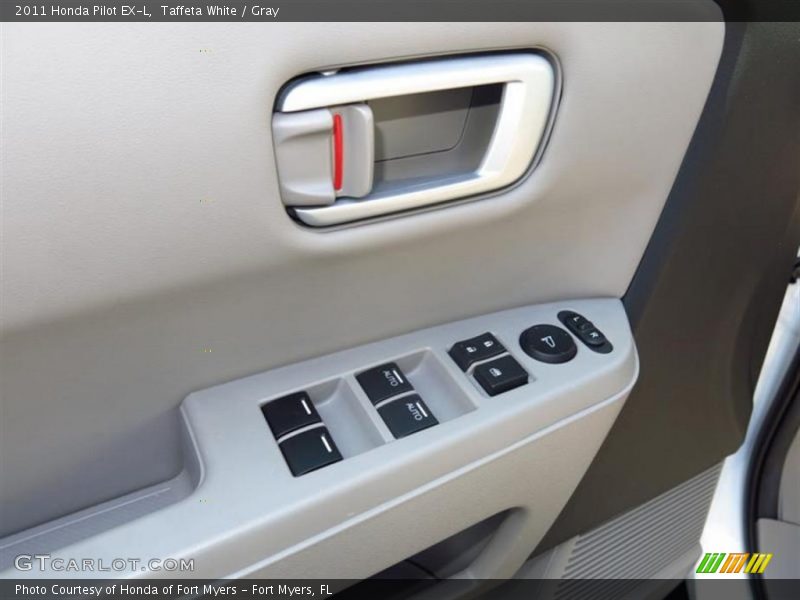 Taffeta White / Gray 2011 Honda Pilot EX-L