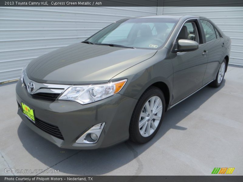 Cypress Green Metallic / Ash 2013 Toyota Camry XLE