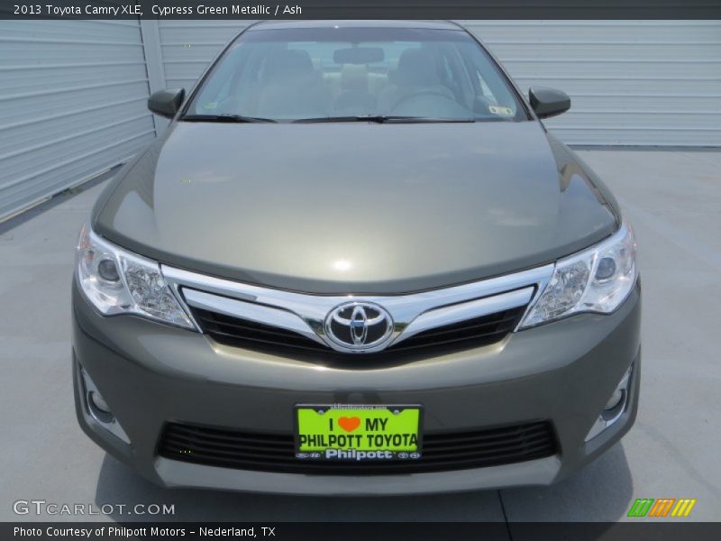 Cypress Green Metallic / Ash 2013 Toyota Camry XLE