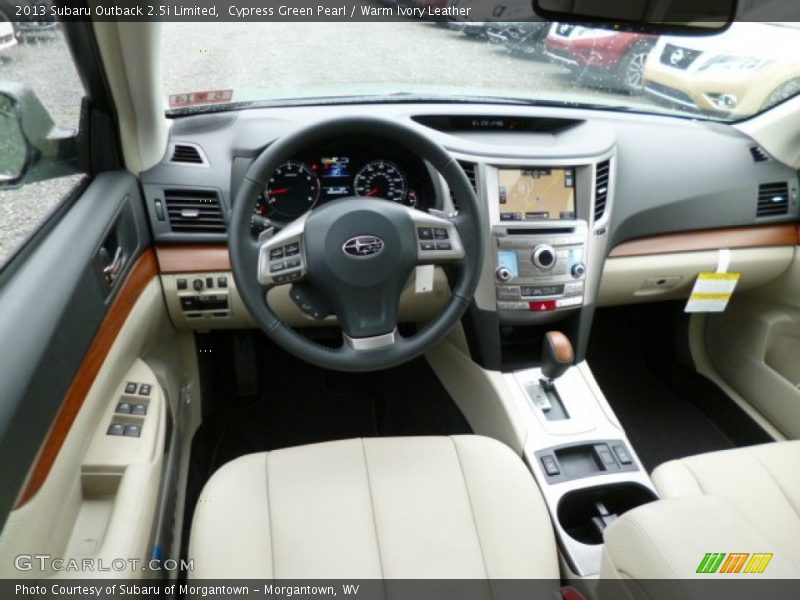  2013 Outback 2.5i Limited Warm Ivory Leather Interior
