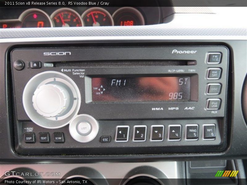 Audio System of 2011 xB Release Series 8.0