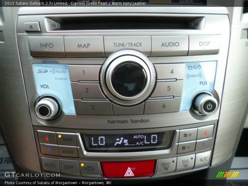 Controls of 2013 Outback 2.5i Limited