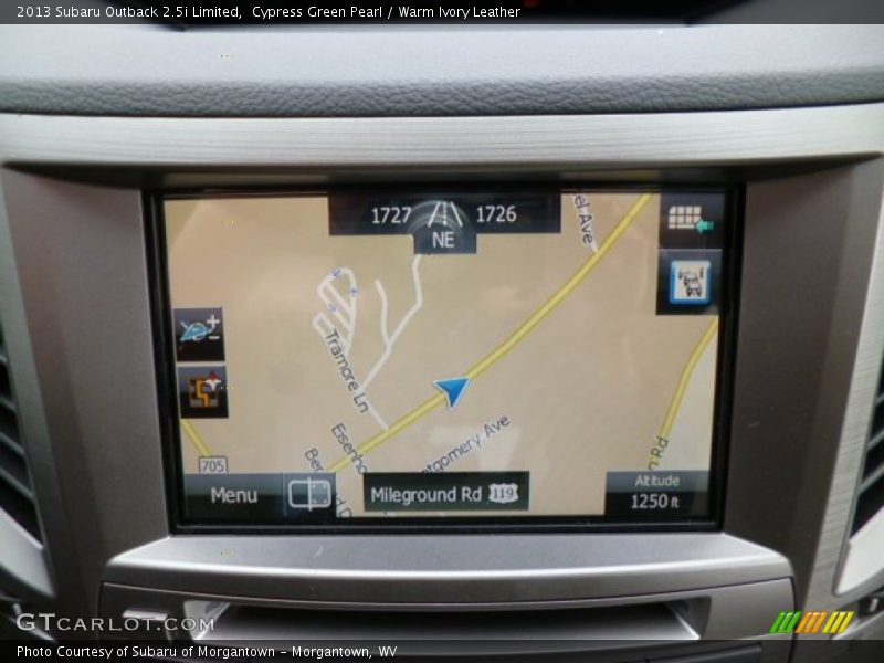 Cypress Green Pearl / Warm Ivory Leather 2013 Subaru Outback 2.5i Limited