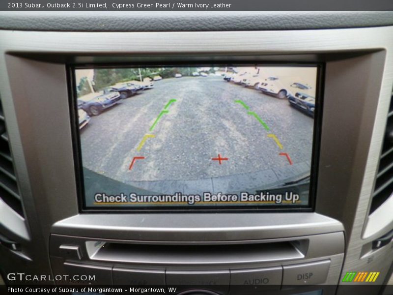 Cypress Green Pearl / Warm Ivory Leather 2013 Subaru Outback 2.5i Limited