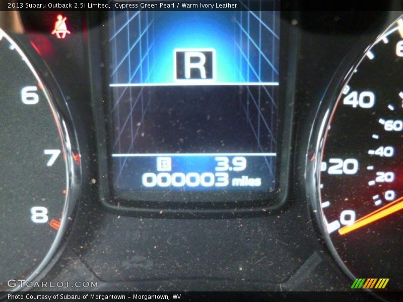 Cypress Green Pearl / Warm Ivory Leather 2013 Subaru Outback 2.5i Limited