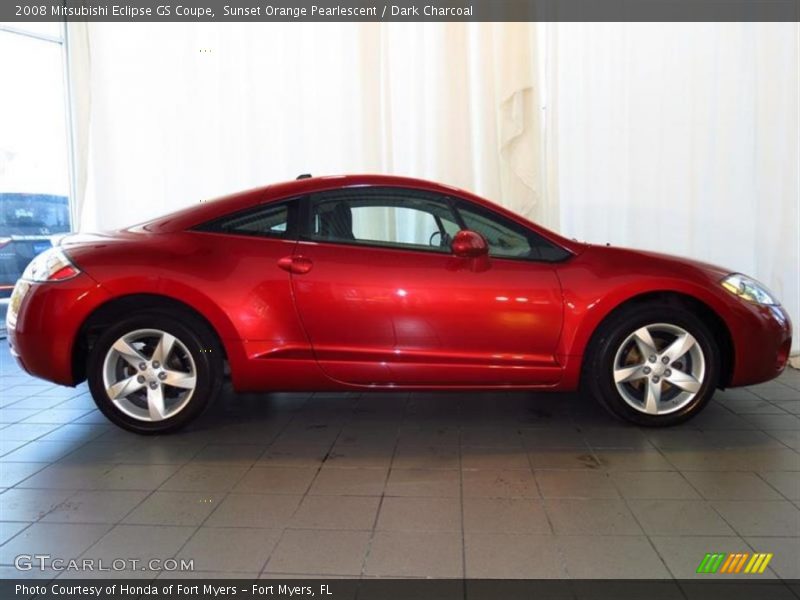 Sunset Orange Pearlescent / Dark Charcoal 2008 Mitsubishi Eclipse GS Coupe
