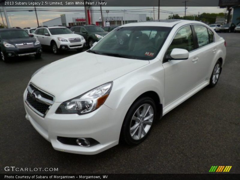Satin White Pearl / Ivory 2013 Subaru Legacy 2.5i Limited