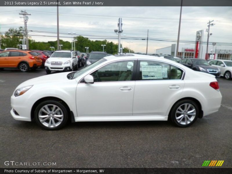 Satin White Pearl / Ivory 2013 Subaru Legacy 2.5i Limited