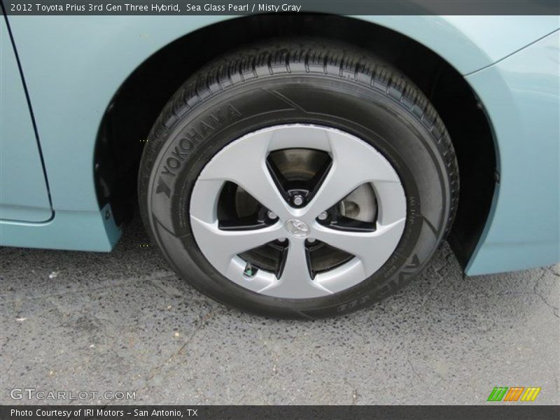 Sea Glass Pearl / Misty Gray 2012 Toyota Prius 3rd Gen Three Hybrid
