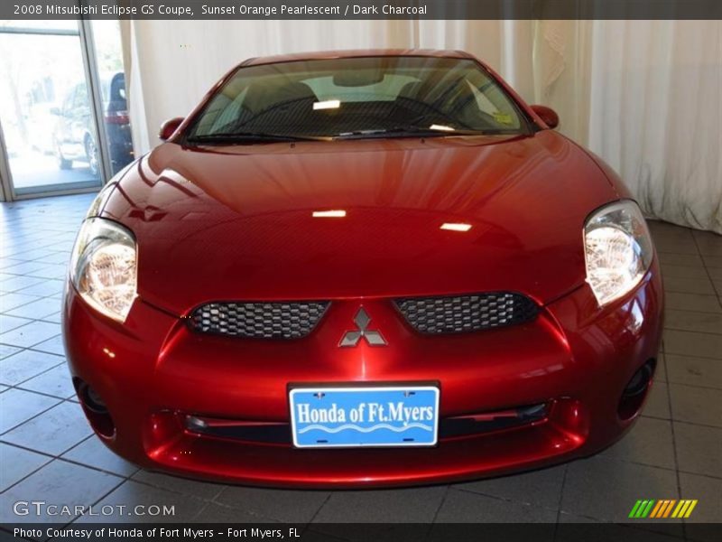 Sunset Orange Pearlescent / Dark Charcoal 2008 Mitsubishi Eclipse GS Coupe