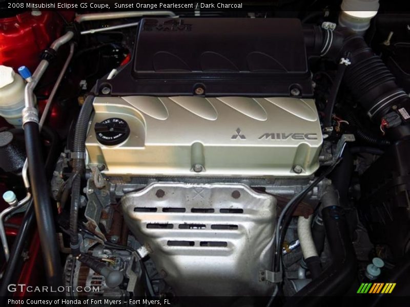 Sunset Orange Pearlescent / Dark Charcoal 2008 Mitsubishi Eclipse GS Coupe