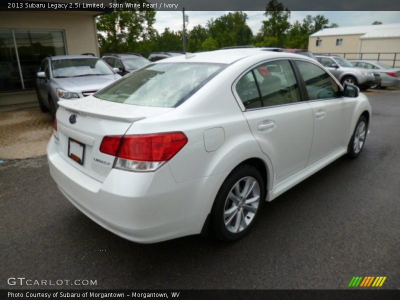 Satin White Pearl / Ivory 2013 Subaru Legacy 2.5i Limited