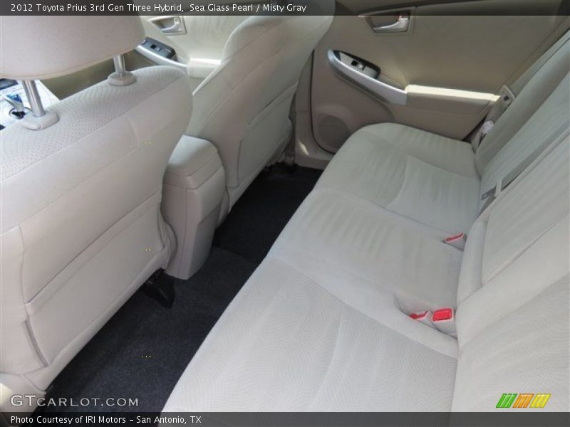 Sea Glass Pearl / Misty Gray 2012 Toyota Prius 3rd Gen Three Hybrid
