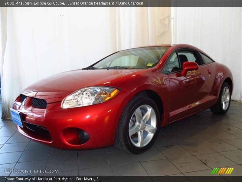 Sunset Orange Pearlescent / Dark Charcoal 2008 Mitsubishi Eclipse GS Coupe
