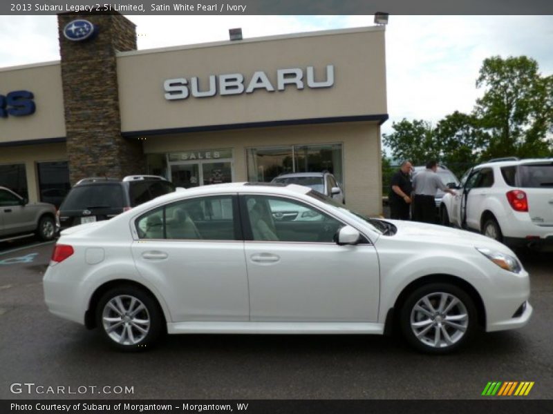 Satin White Pearl / Ivory 2013 Subaru Legacy 2.5i Limited