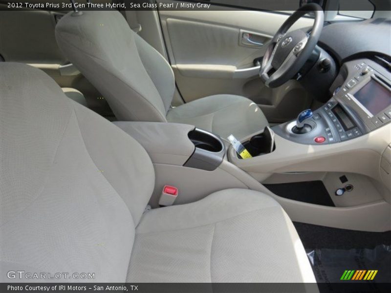 Sea Glass Pearl / Misty Gray 2012 Toyota Prius 3rd Gen Three Hybrid