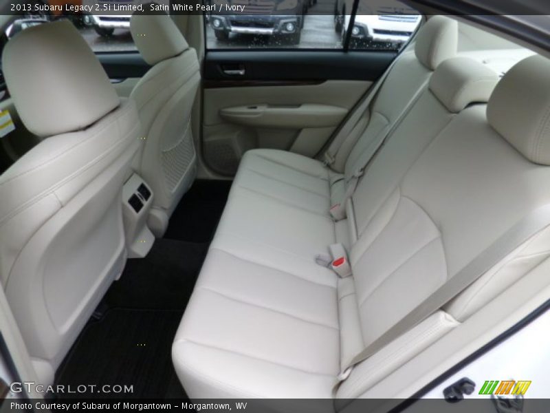 Satin White Pearl / Ivory 2013 Subaru Legacy 2.5i Limited