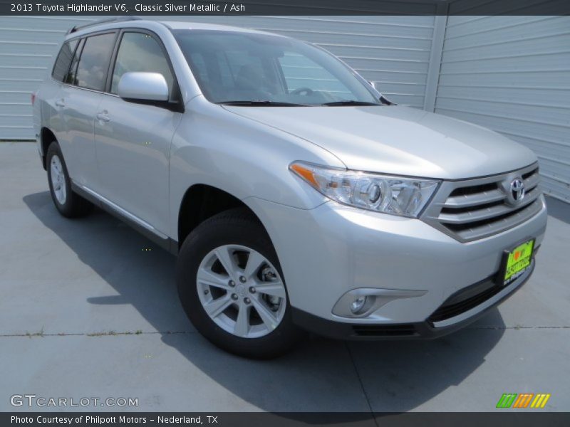 Classic Silver Metallic / Ash 2013 Toyota Highlander V6