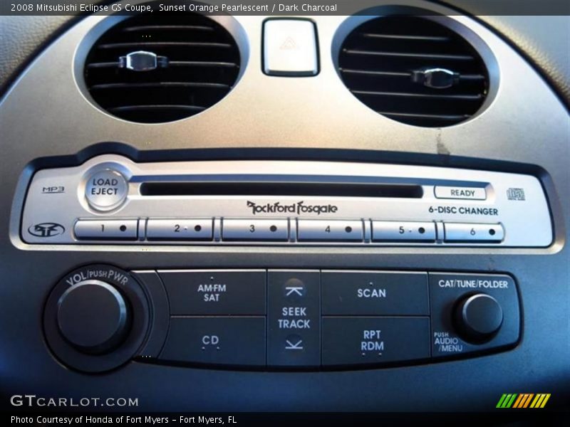Sunset Orange Pearlescent / Dark Charcoal 2008 Mitsubishi Eclipse GS Coupe