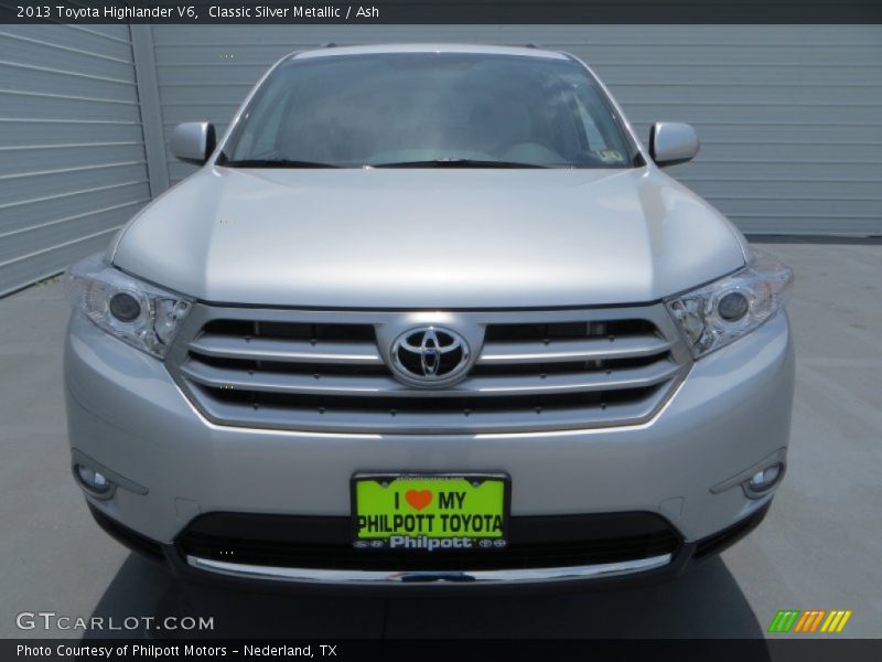 Classic Silver Metallic / Ash 2013 Toyota Highlander V6