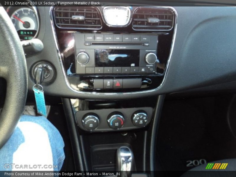 Tungsten Metallic / Black 2012 Chrysler 200 LX Sedan