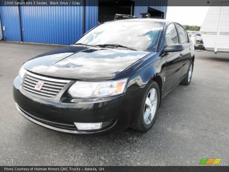 Black Onyx / Gray 2006 Saturn ION 3 Sedan