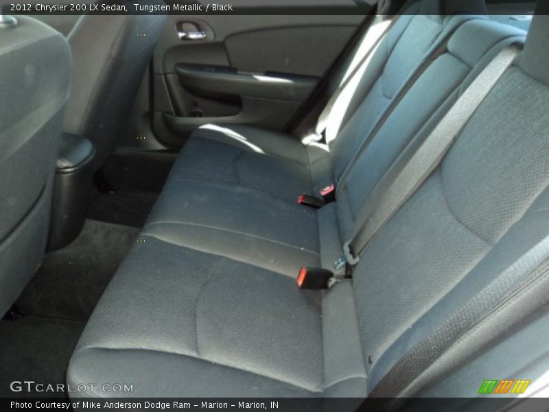 Tungsten Metallic / Black 2012 Chrysler 200 LX Sedan