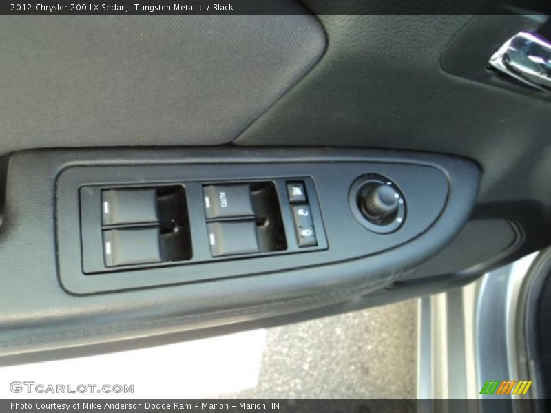 Tungsten Metallic / Black 2012 Chrysler 200 LX Sedan