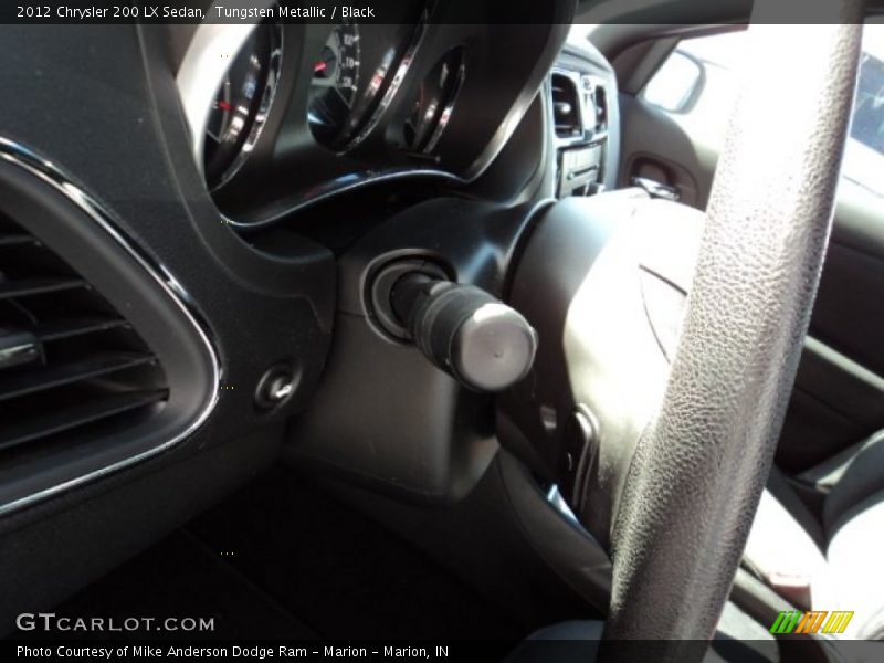 Tungsten Metallic / Black 2012 Chrysler 200 LX Sedan