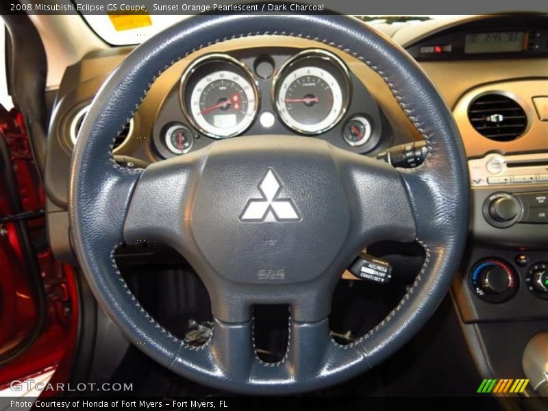 Sunset Orange Pearlescent / Dark Charcoal 2008 Mitsubishi Eclipse GS Coupe