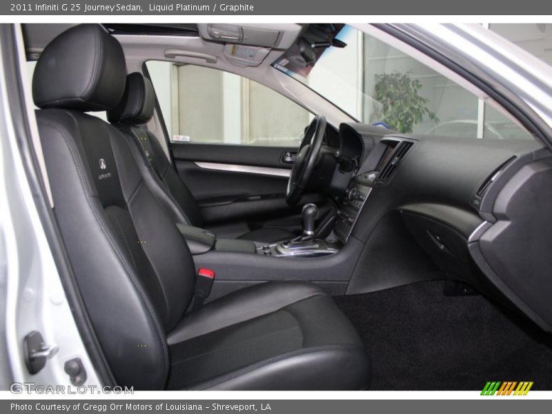 Liquid Platinum / Graphite 2011 Infiniti G 25 Journey Sedan