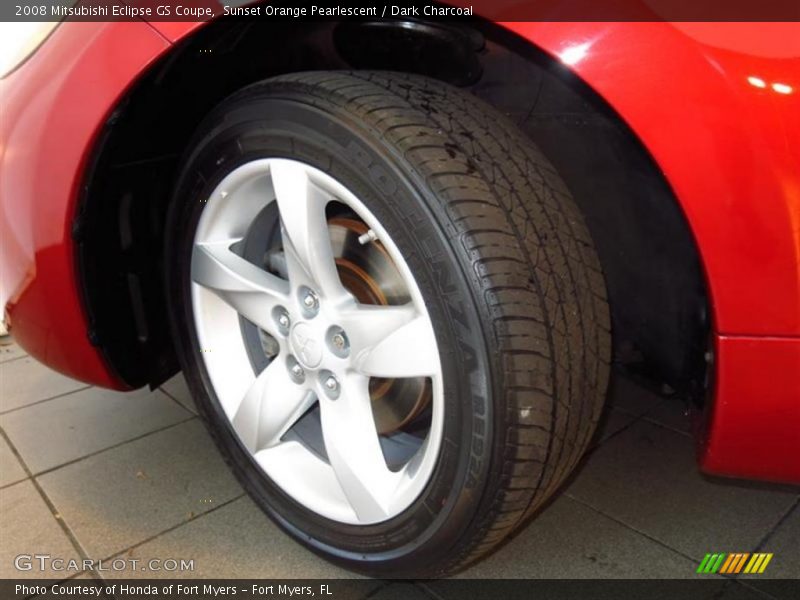 Sunset Orange Pearlescent / Dark Charcoal 2008 Mitsubishi Eclipse GS Coupe