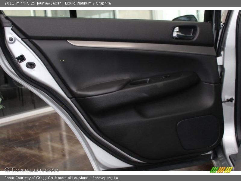 Liquid Platinum / Graphite 2011 Infiniti G 25 Journey Sedan