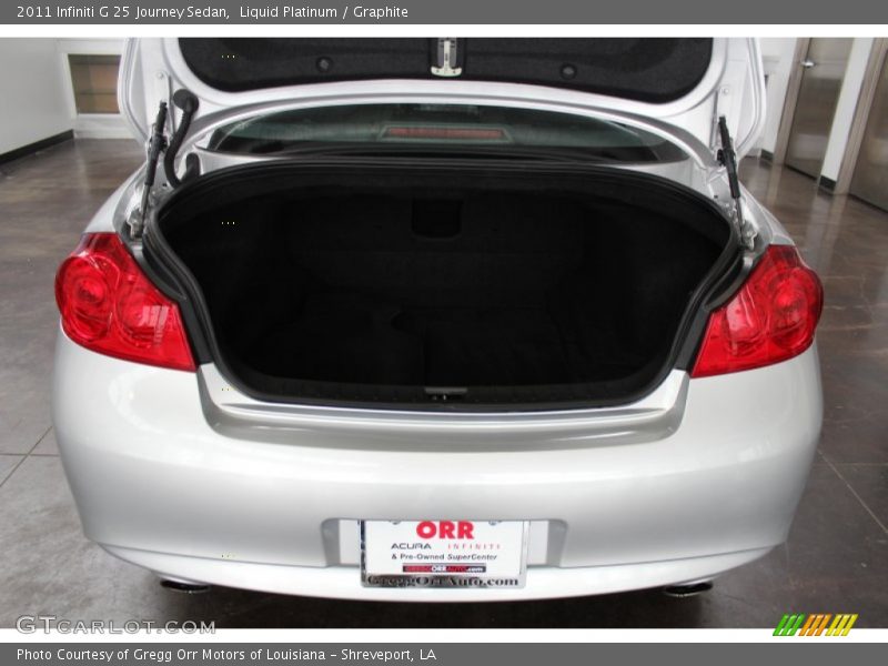 Liquid Platinum / Graphite 2011 Infiniti G 25 Journey Sedan